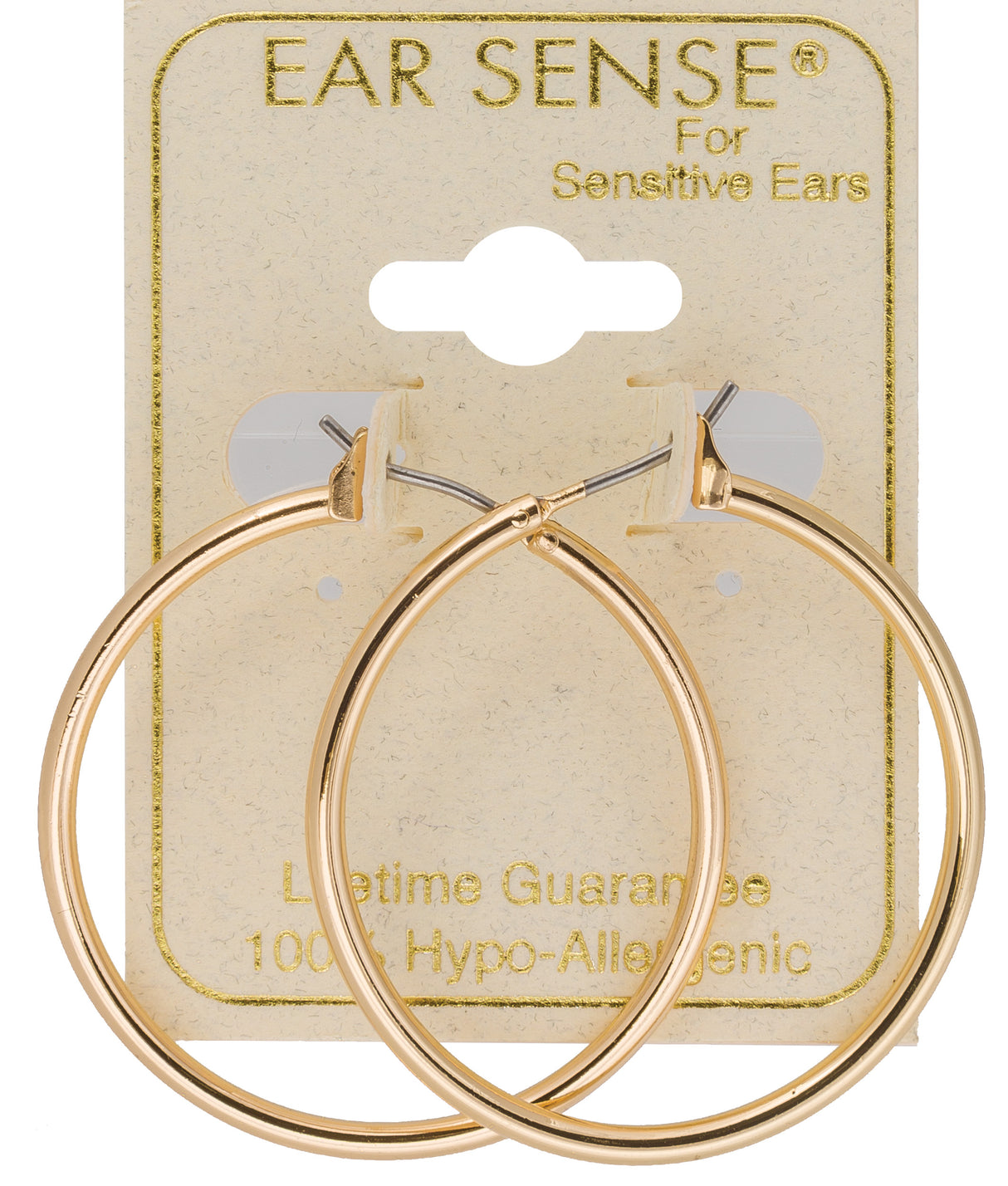 EarSense F494-2 25mm Gold Hoop