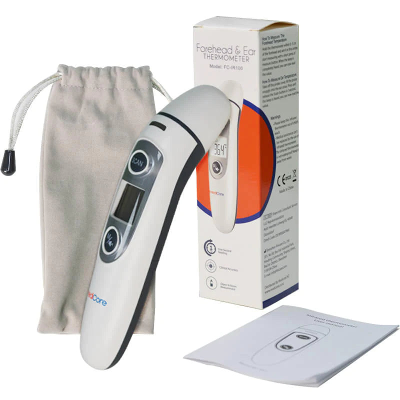 MEDICORE Infrared Thermometer for Forehead & Ears