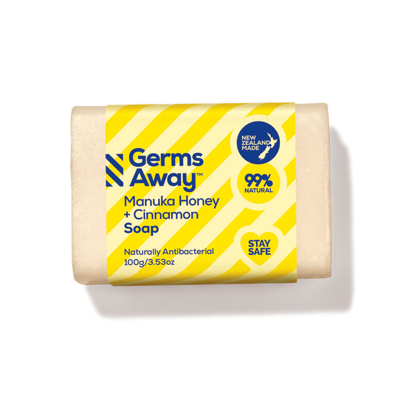 Germs Away Manuka Honey & Cinnamon Soap 100g