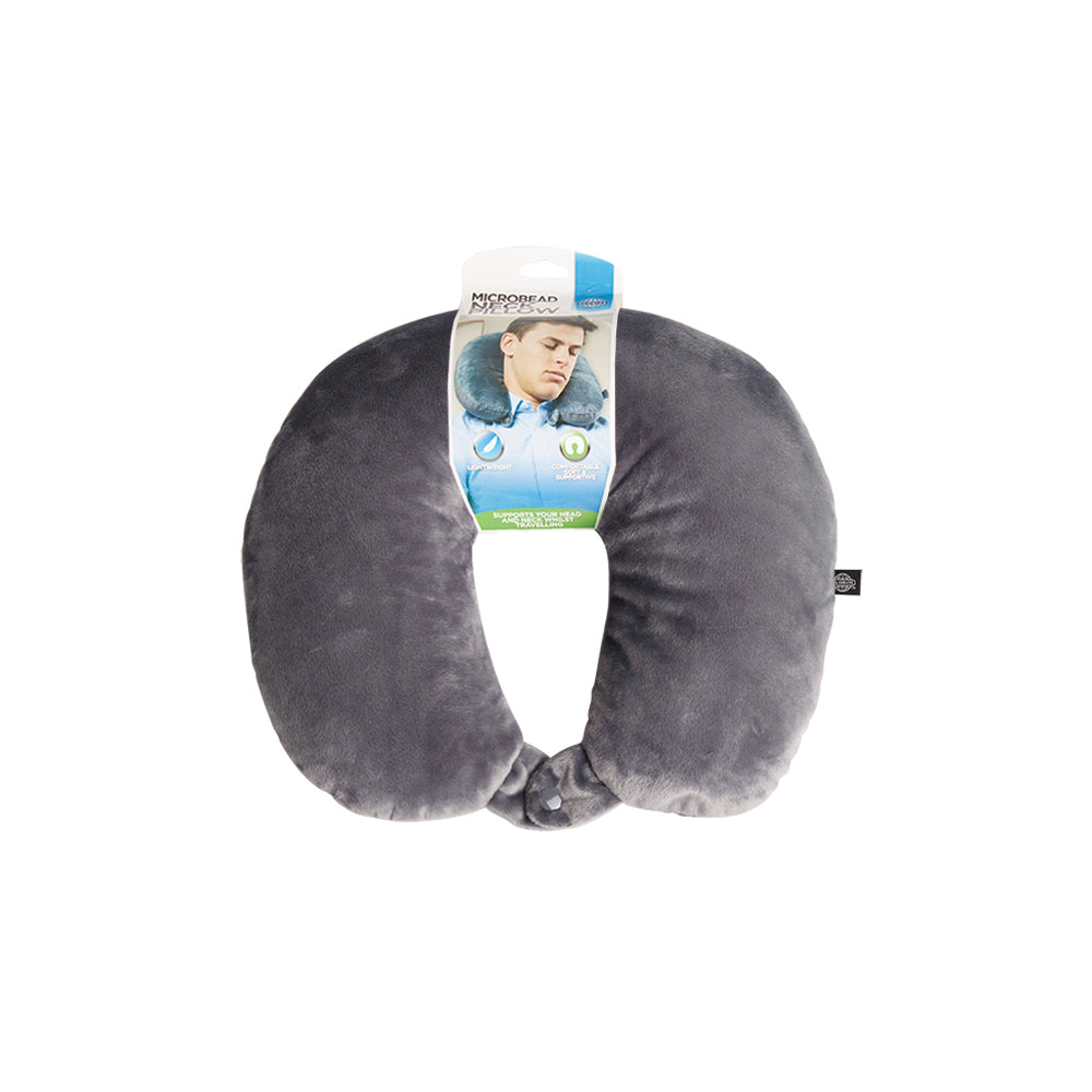 Globite Microbead Neck Pillow Grey