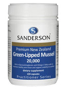 Sanderson NZ Green-Lipped Mussel 20,000 220 Capsules