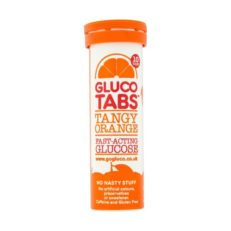 GlucoTabs Glucose Tangy Orange 10 Tablets