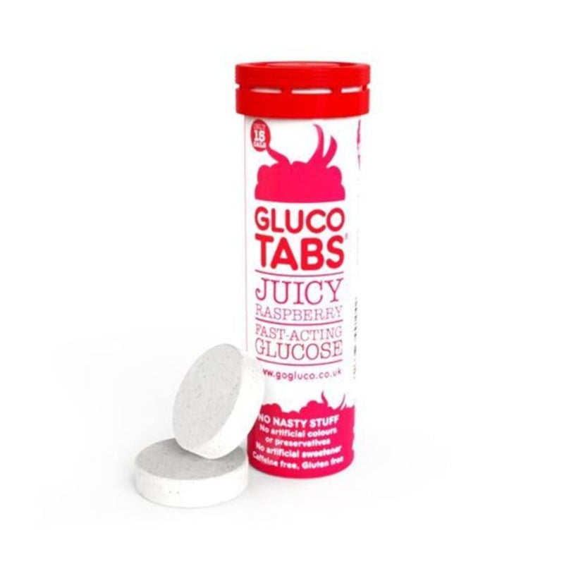 GlucoTabs Glucose Juicy Raspberry 10 Tablets