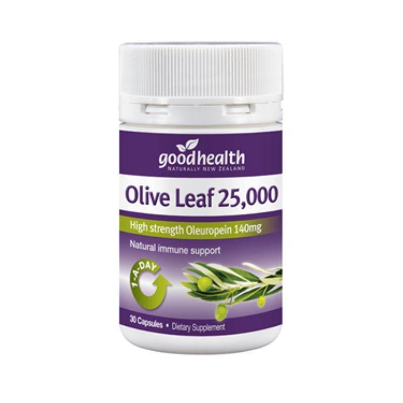 Good Health Olive Leaf 25000mg 30 Capsules NZ - Bargain Chemist