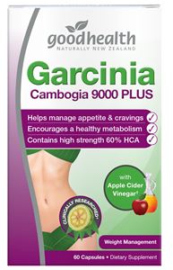 Good Health Garcinia Cambogia 9000 PLUS with Apple Cider Vinegar 60 Capsules
