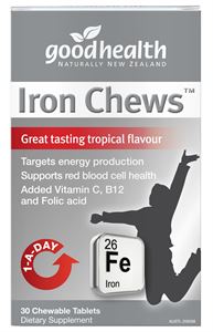 Good Health Iron Chewables 30 Tablets