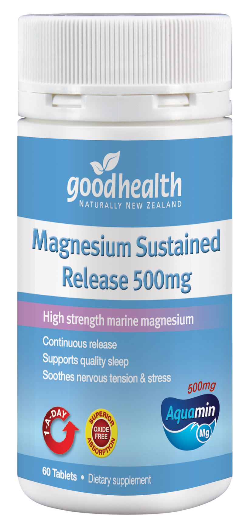 Good Health Magnesium Sustained Release 60 Tablets