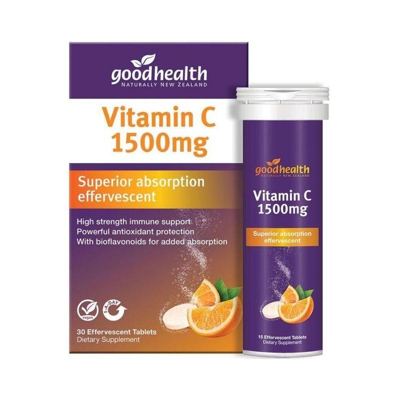 Good Health Vitamin C 1500mg 30 Effervescent Tablets NZ - Bargain Chemist