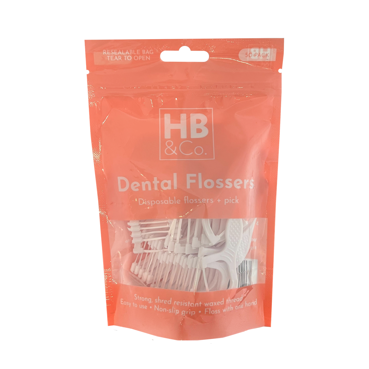 HB&Co. Dental Flossers 50pk