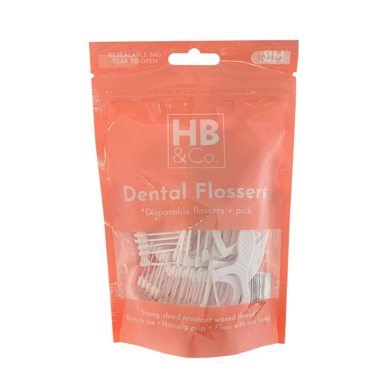 HB&Co. Dental Flossers 50pk