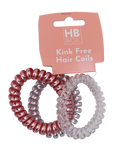 HB&Co. Kink-Free Hair Coils 3 Pack