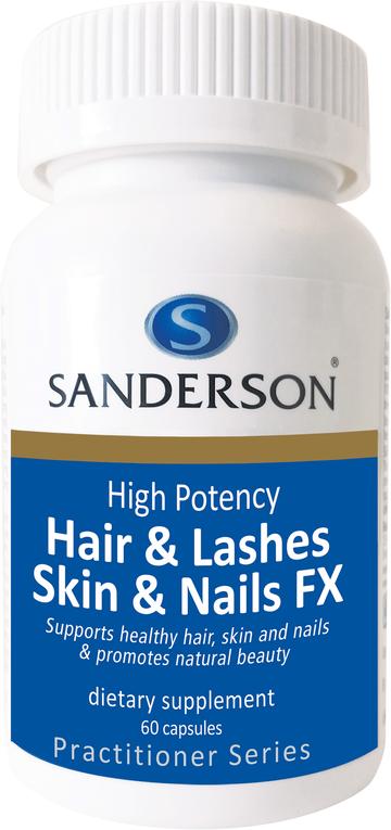 Sanderson Hair & Lashes, Skin & Nails FX 60 Capsules