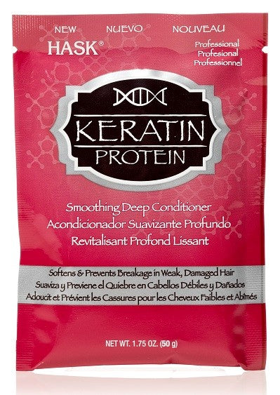 Hask Keratin Protein Smoothing Deep Conditioner Sachet 50g
