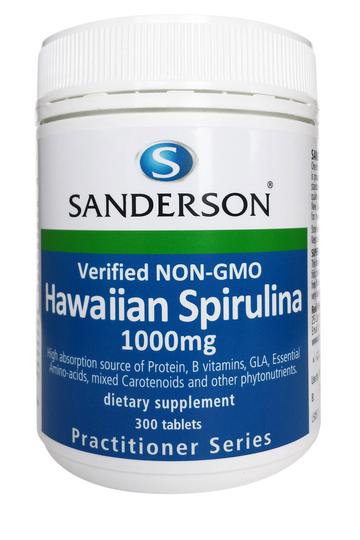 Sanderson Hawaiian Spirulina 1000mg 300 Tablets
