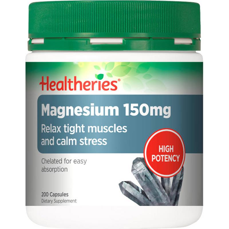 Healtheries Magnesium 150mg 200 Capsules