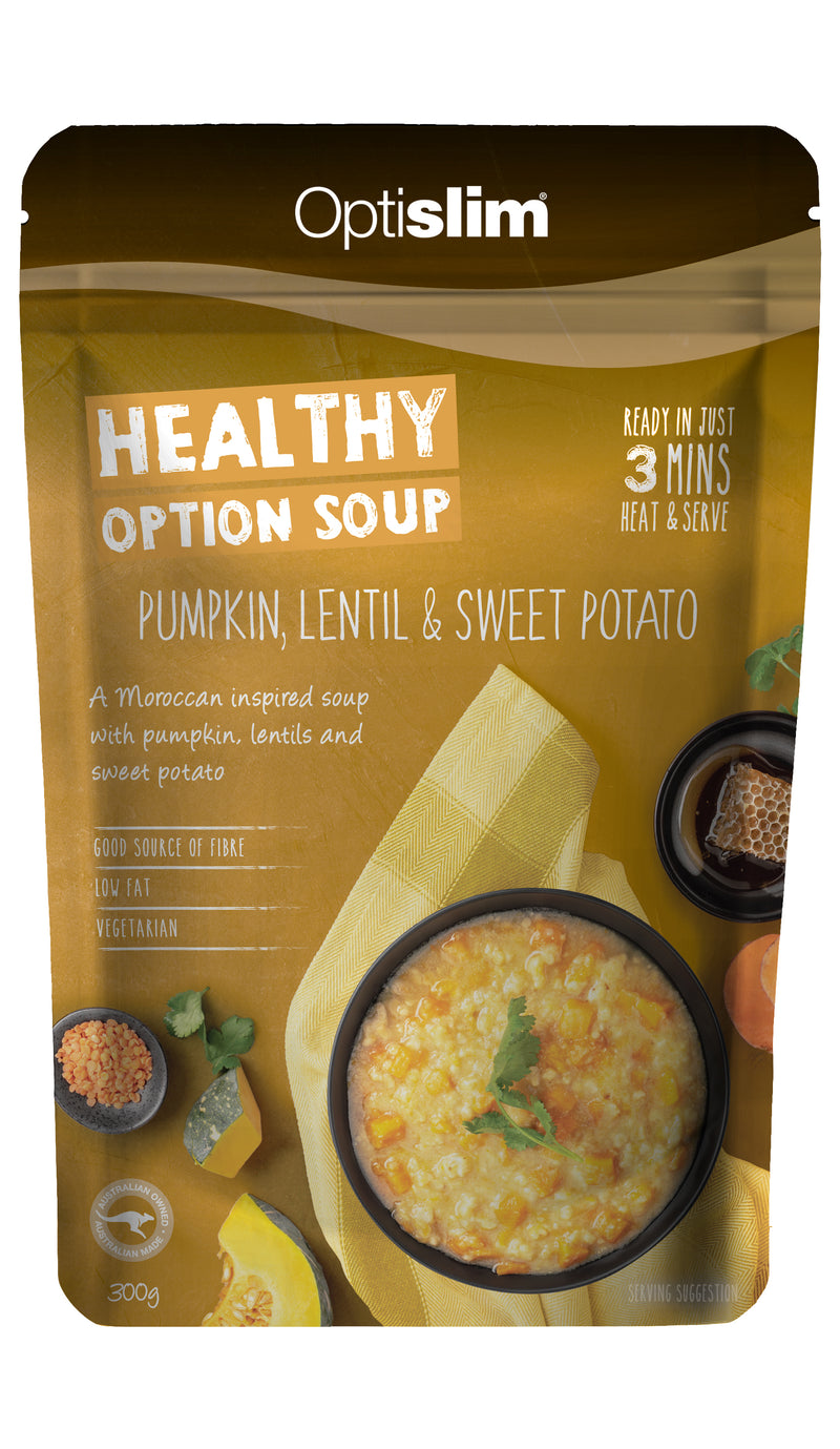 Optislim Healthy Option Soup Pumpkin, Lentil & Sweet Potato 300g