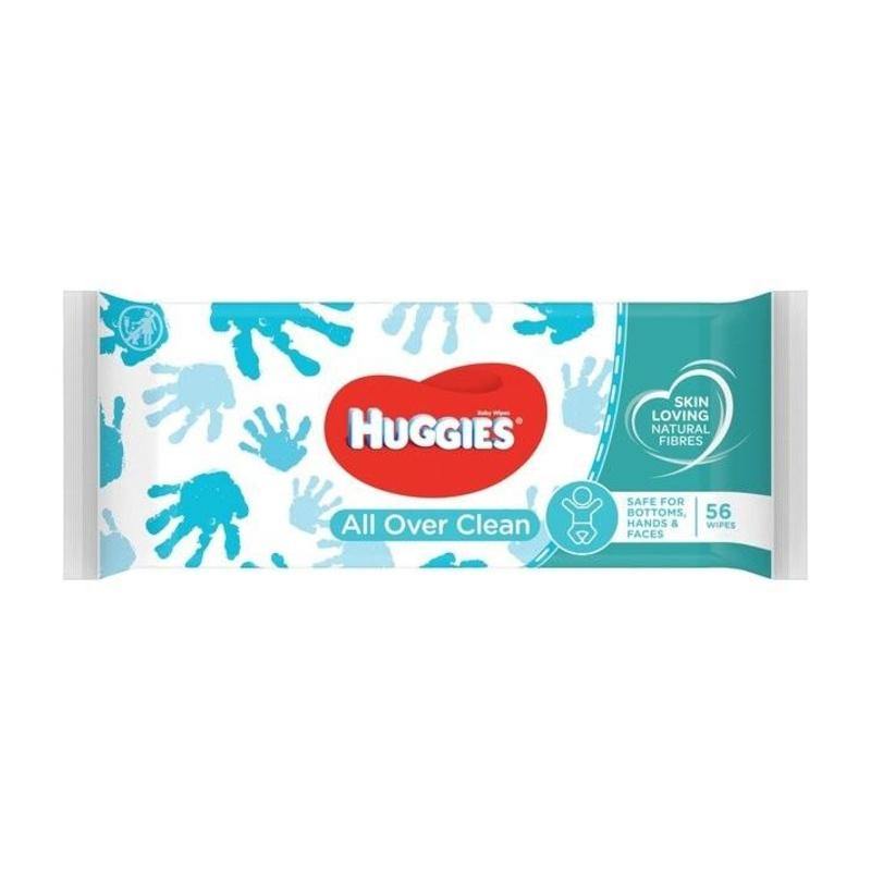 Huggies All Over Clean Baby Wipes 56 Pack NZ - Bargain Chemist