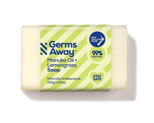 Germs Away Manuka Oil and Lemongrass Soap 100g
