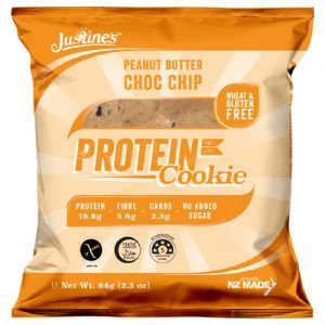 Justine's Peanut Butter Choc Chip Protein Cookie 64g