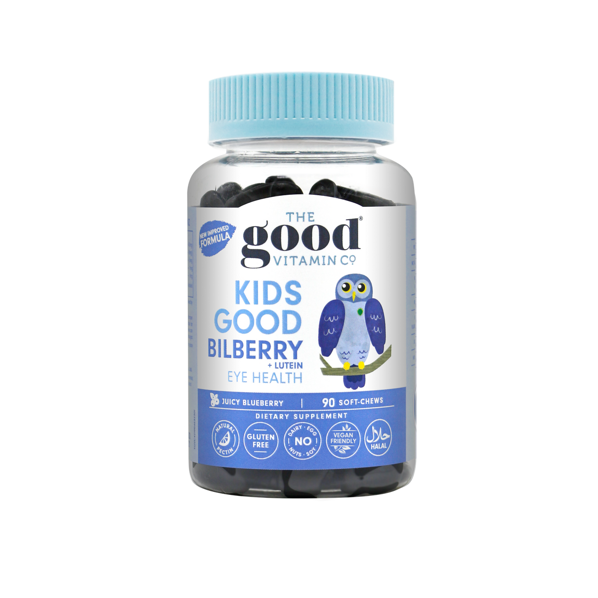 The Good Vitamin Co Kids Good Bilberry +Lutein Eye Health Supplement 90s