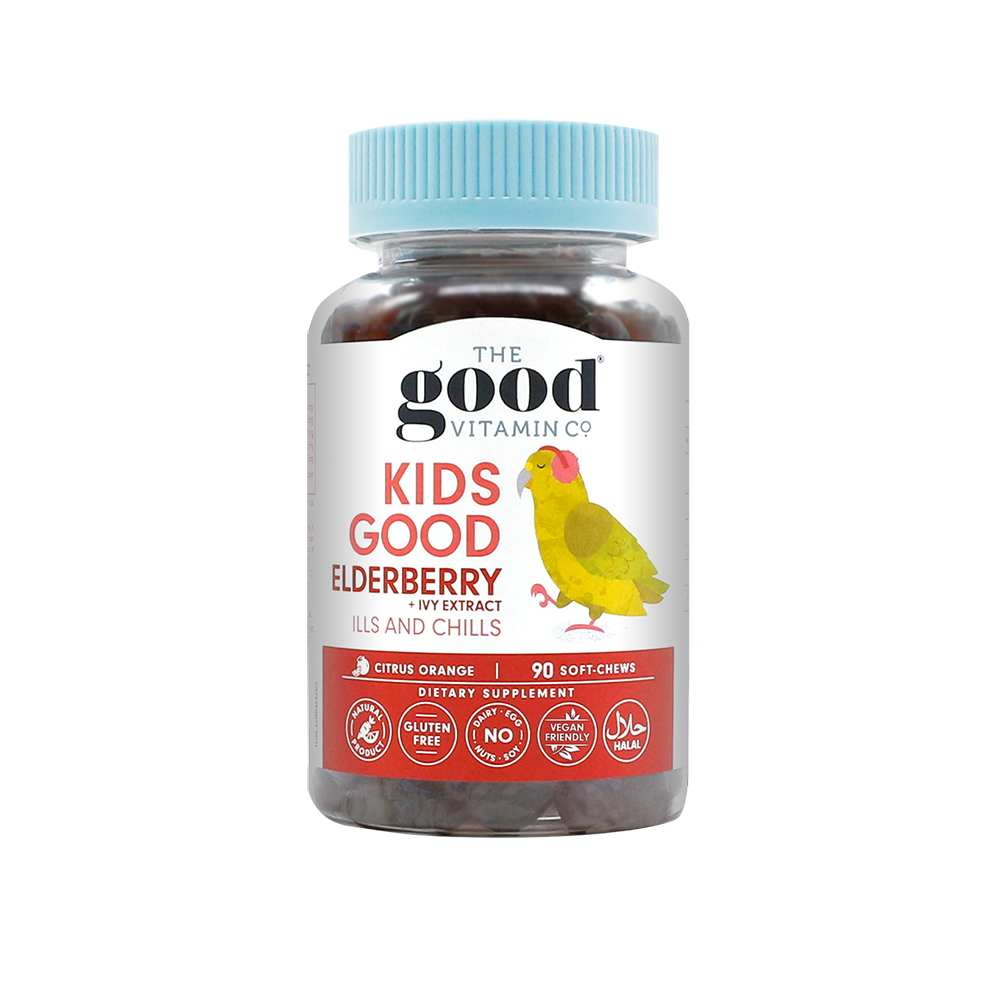 The Good Vitamin Co Kids Good Elderberry + Ivy Chewables 90 Pack