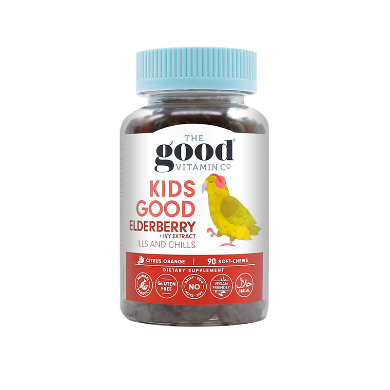 The Good Vitamin Co Kids Good Elderberry + Ivy Chewables 90 Pack