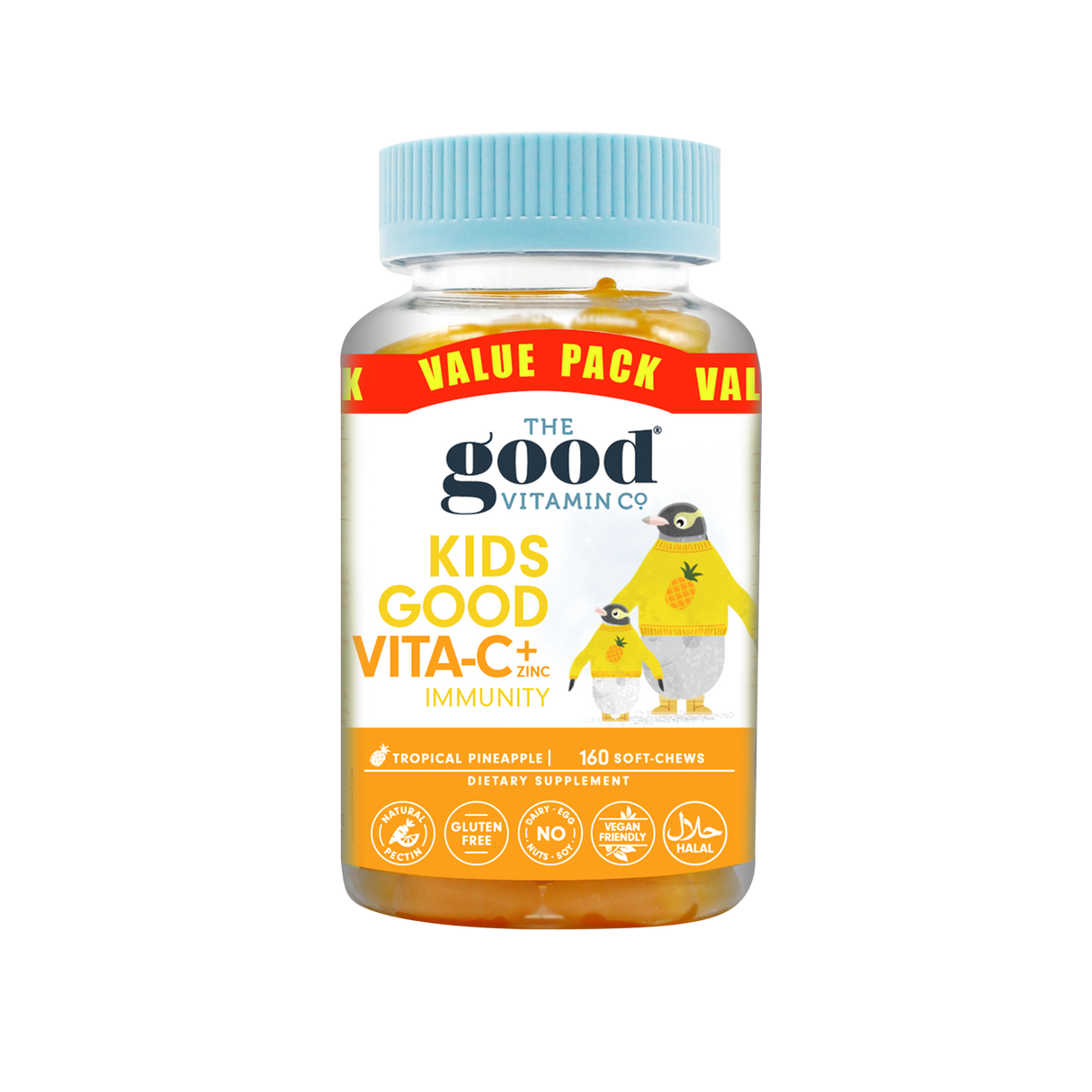 The Good Vitamin Co Kids Good Vita C - Value Pack Soft Chewable 160 Pack