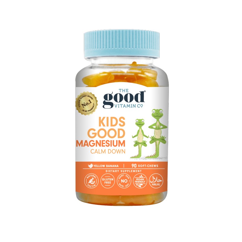 The Good Vitamin Company Kids Good Magnesium Chewables Yellow Banana 90 Pack