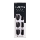 Kiss Impress Nails All Black 30s