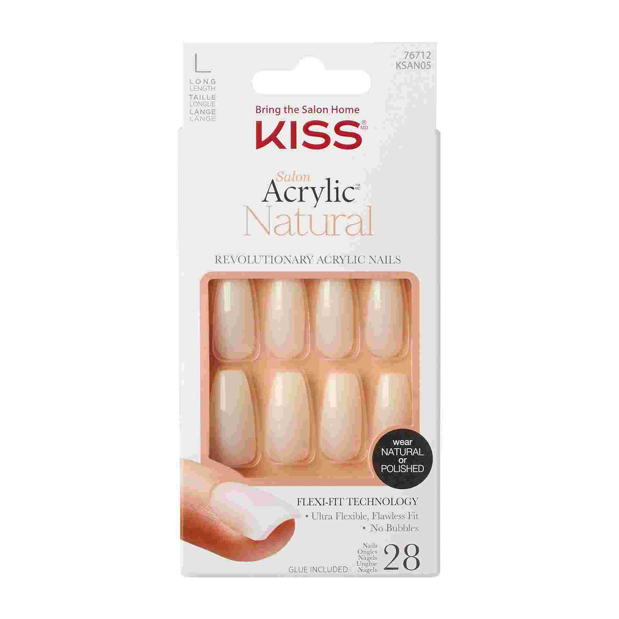 KISS Salon Acrylic Nat StrongEnough