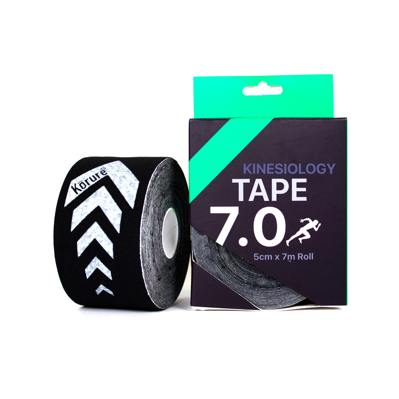 Kōrure Kinesiology Tape Black 5cm x 7m