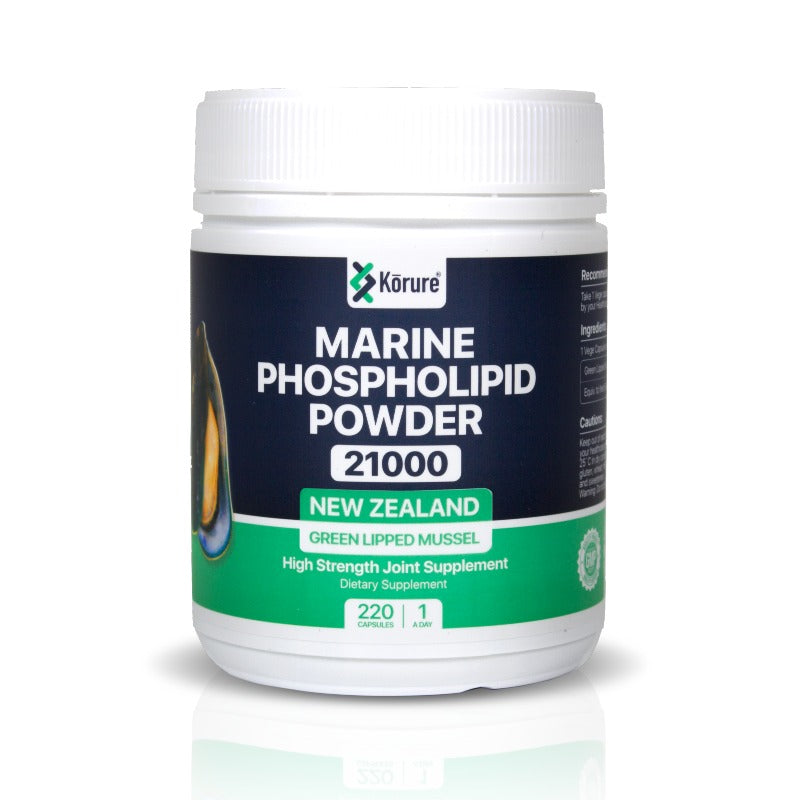 Kōrure Marine Phospholipid Powder Mussel 220 Capsules