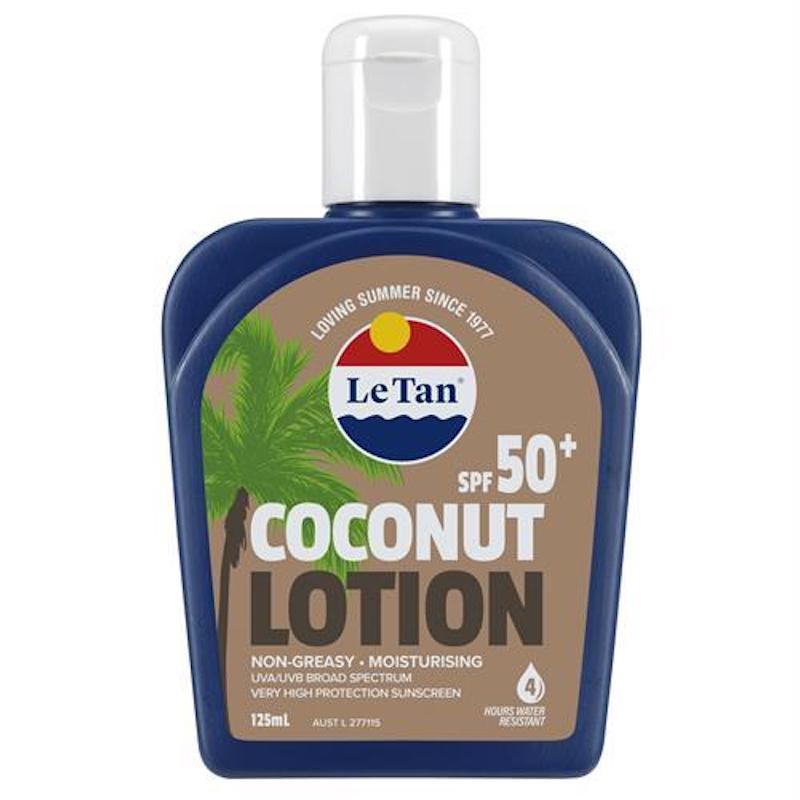 Le Tan SPF 50+ Coconut Sunscreen Lotion 125ml
