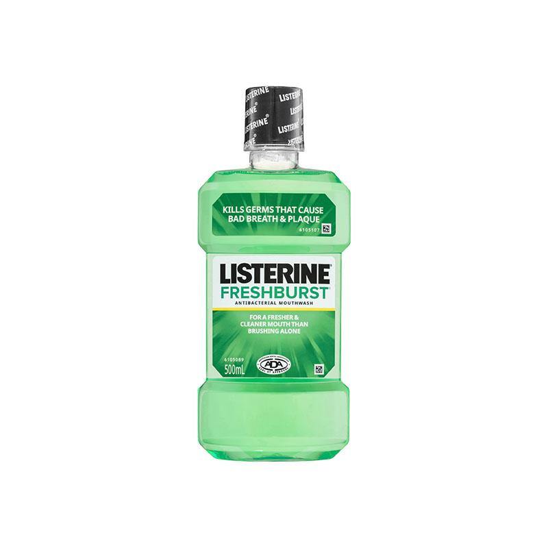 Listerine Mouthwash Fresh Burst 500ml NZ - Bargain Chemist