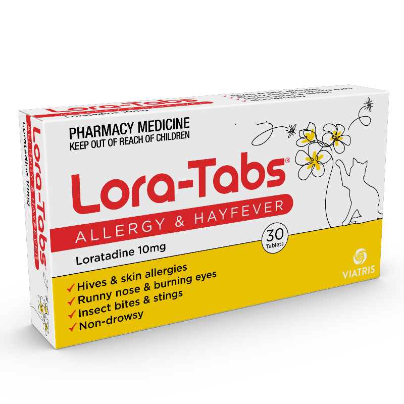 Lora-Tabs Allergy & Hayfever 10mg 30 Tablets