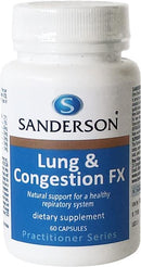 Sanderson Lung & Congestion FX 60 Capsules
