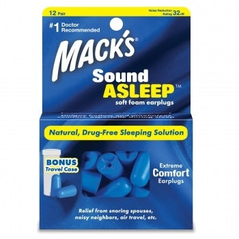 Mack's Sound Asleep Soft Ear Plug 12 pairs