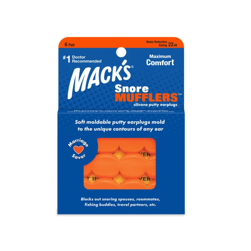 Macks Snore Mufflers Silicone 6 pair