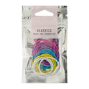 Mae Thin Small Elastics Assorted Bright 20 Pack NZ - Bargain Chemist