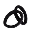 Mae Large Elastic Ponytailers Black 2 Pack NZ - Bargain Chemist