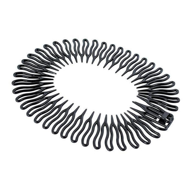 Mae Springcomb Headband Black NZ - Bargain Chemist