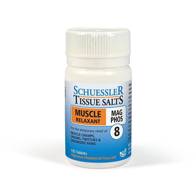 Schuessler Tissue Salts Mag Phos Muscle Relaxant 125 Tablets NZ - Bargain Chemist