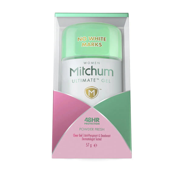 Mitchum Ultimate Gel Antiperspirant Powder Fresh Womens 57g