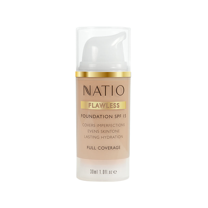 Natio Flawless Foundation SPF 15 - Medium Tan