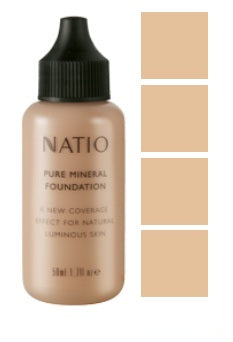 Natio Pure Mineral Liquid Foundation Medium Tan