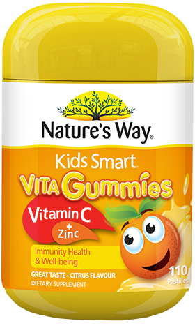 Nature's Way Kids Smart Vita Gummies Vitamin C + zinc 110 Pack