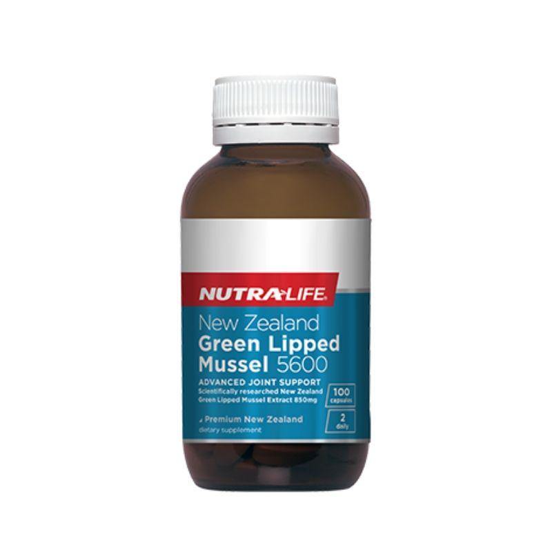 Nutra-Life NZ Green Lipped Mussel 5600 100 capsules NZ - Bargain Chemist