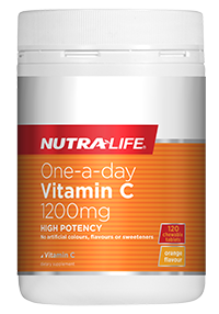 Nutra-Life One-A-Day Vitamin C 1200mg Chewables 120 Tablets