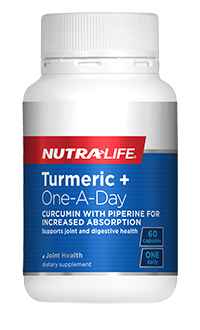 Nutra-Life Turmeric + One-A-Day 60 Capsules