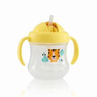 PIGEON Mag Mag Straw Cup Ylw Tiger